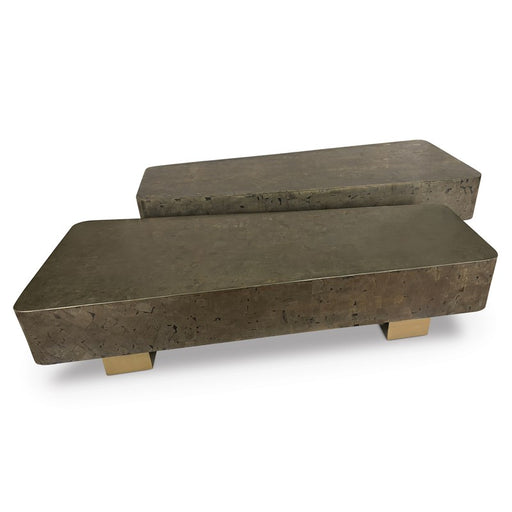 Ambella Home Collection - Tavish Pyrite Cocktail Table Set of 2 - 74007-920-001 - GreatFurnitureDeal