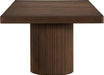 Meridian Furniture - Belinda 96" / 120" / 144" Brown Solid Wood And Oak Veneer Dining Table (3 Boxes) - 741Brown-T - GreatFurnitureDeal