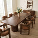 Meridian Furniture - Belinda 96" / 120" / 144" Brown Solid Wood And Oak Veneer Dining Table (3 Boxes) - 741Brown-T - GreatFurnitureDeal