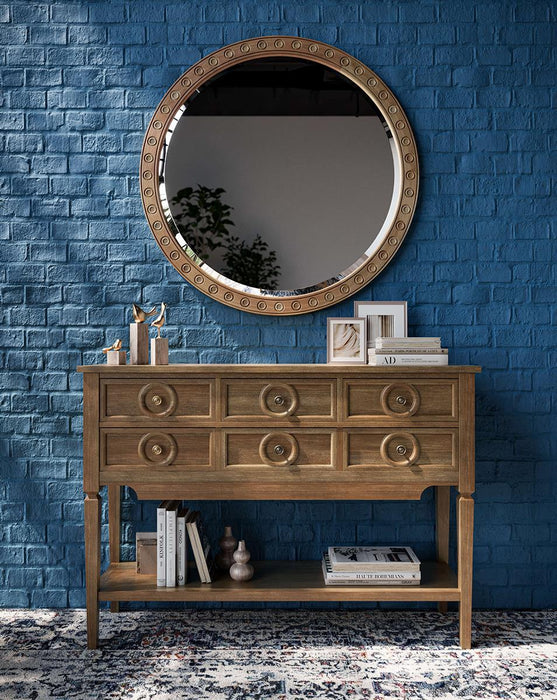 Bramble - Orleans Console Table in Straw Wash - 74882STW-----