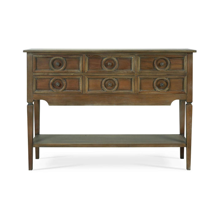 Bramble - Orleans Console Table in Straw Wash - 74882STW-----
