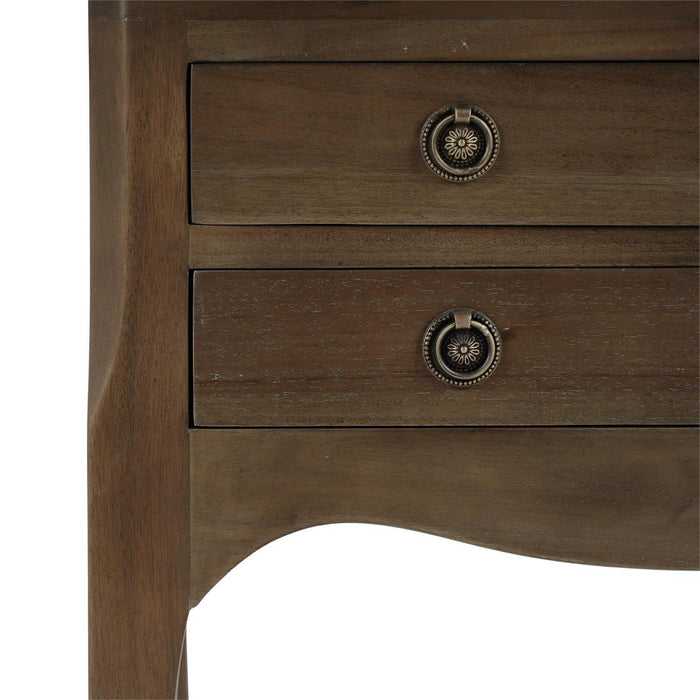 Bramble - Chardonnay Side Table in Straw Wash - 75130STW----- - GreatFurnitureDeal