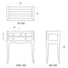 Bramble - Chardonnay Side Table in Straw Wash - 75130STW----- - GreatFurnitureDeal