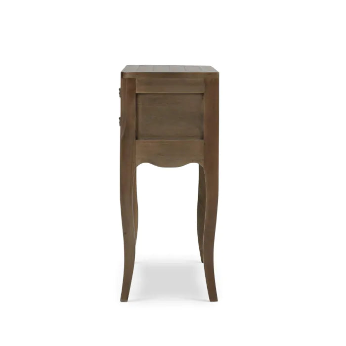 Bramble - Chardonnay Side Table in Straw Wash - 75130STW----- - GreatFurnitureDeal
