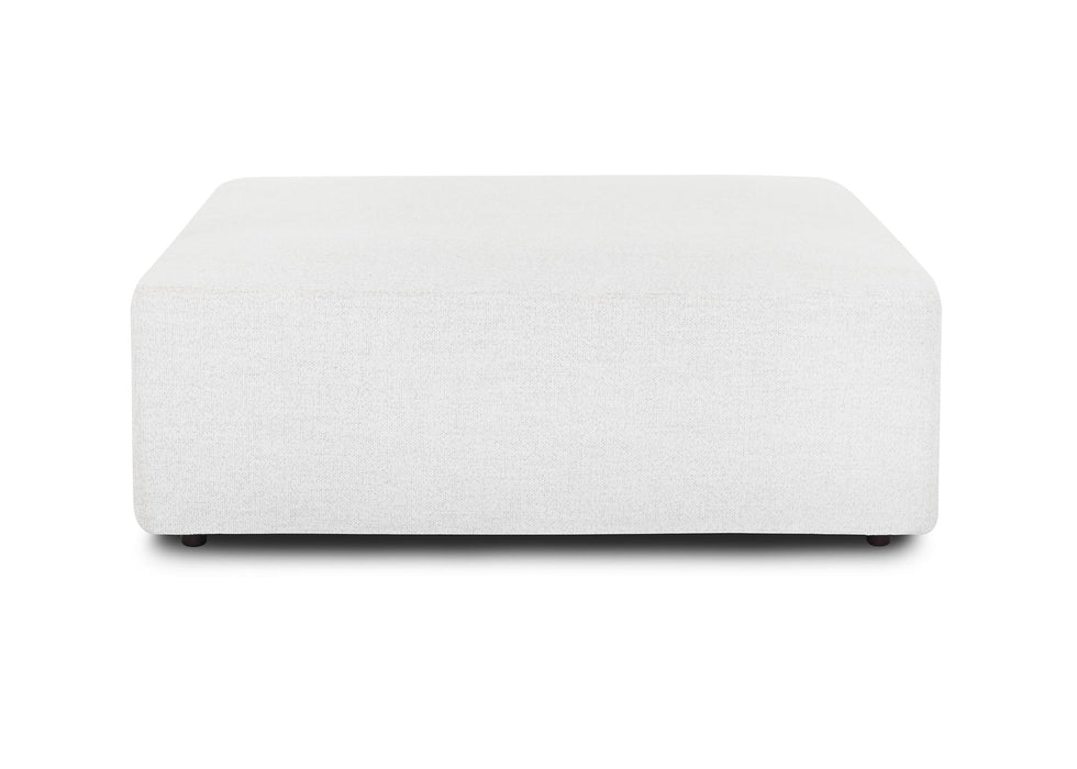 Franklin Furniture - 961 Alistair Square Ottoman in Cotton - 75318-COTTON