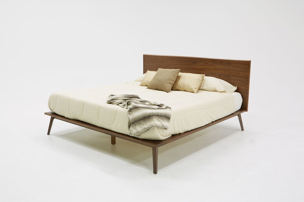 VIG Furniture - Modrest Carmen Mid-Century Modern Walnut Queen Bed - VGMABR-79-BED-Q - GreatFurnitureDeal
