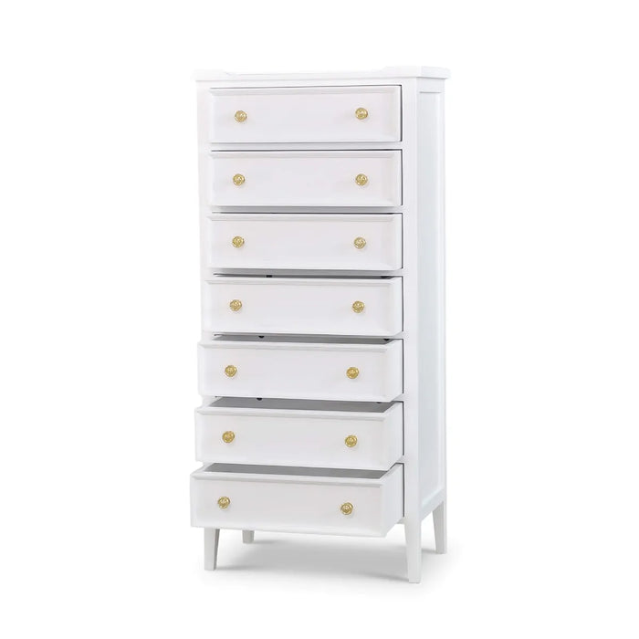 Bramble - Tall Pimlico Chest Of Drawers - BR-75430WHD - GreatFurnitureDeal