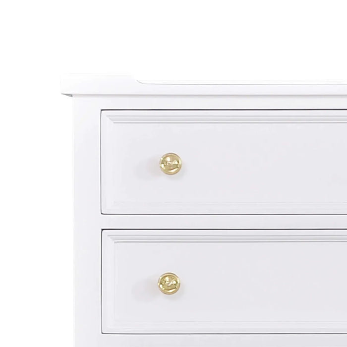 Bramble - Tall Pimlico Chest Of Drawers - BR-75430WHD - GreatFurnitureDeal