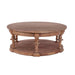 Bramble - Ecclection Round Clapham Coffee Table in Driftwood - 75848DRW - GreatFurnitureDeal