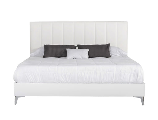 VIG Furniture - Nova Domus Angela - Italian Modern White Eco Leather Bed - VGACANGELA-BED-Q - GreatFurnitureDeal