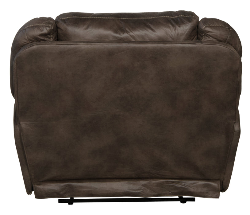 Catnapper - Ferrington Power Headrest Power Lay Flat Recliner in Dusk - 61890-7-Dusk - GreatFurnitureDeal