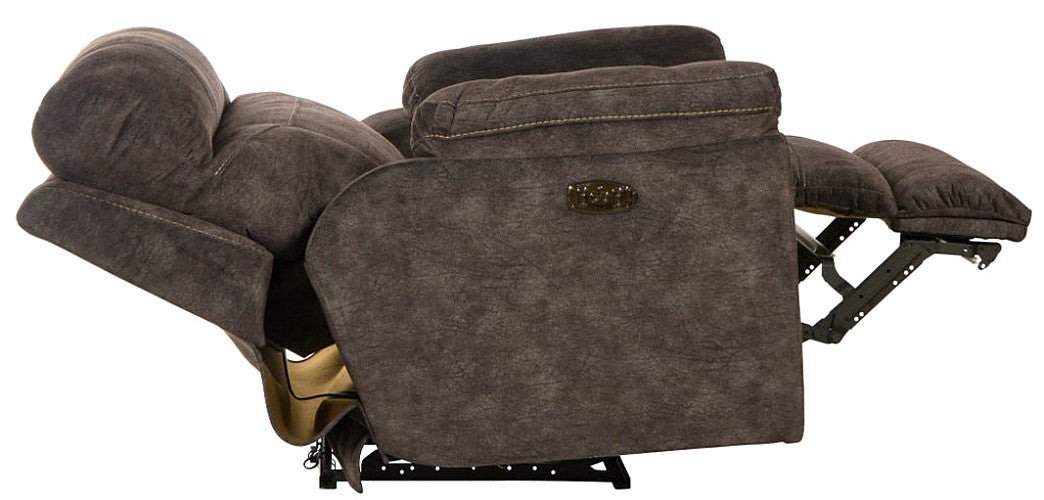Catnapper - Sedona Power Headrest Lay Flat Recliner in Mocha - 62220-7-MOCHA - GreatFurnitureDeal