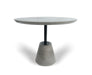 VIG Furniture - Modrest Nathrop Modern Grey Concrete & Black Metal Round Dining Table - VGGR614190 - GreatFurnitureDeal