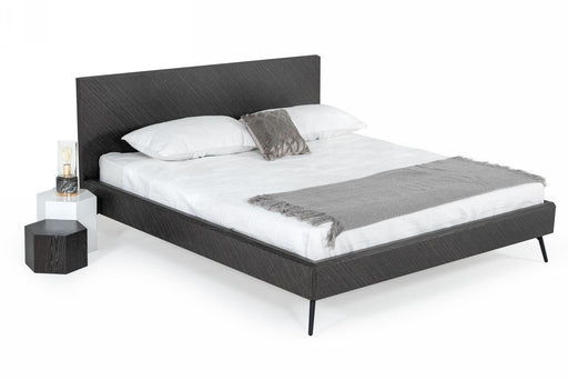 VIG Furniture - Modrest Gaige Modern Grey Elm Queen Bed - VGBB-MA1907-GRY-Q - GreatFurnitureDeal