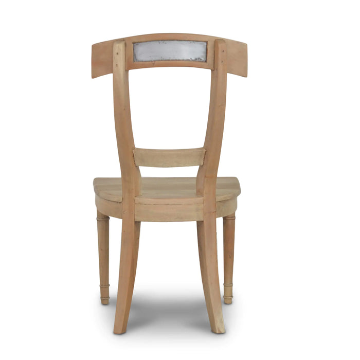 Bramble - Hoxton Chair w- Tin & Wooden Seat Set of 2 - BR-76257FRW