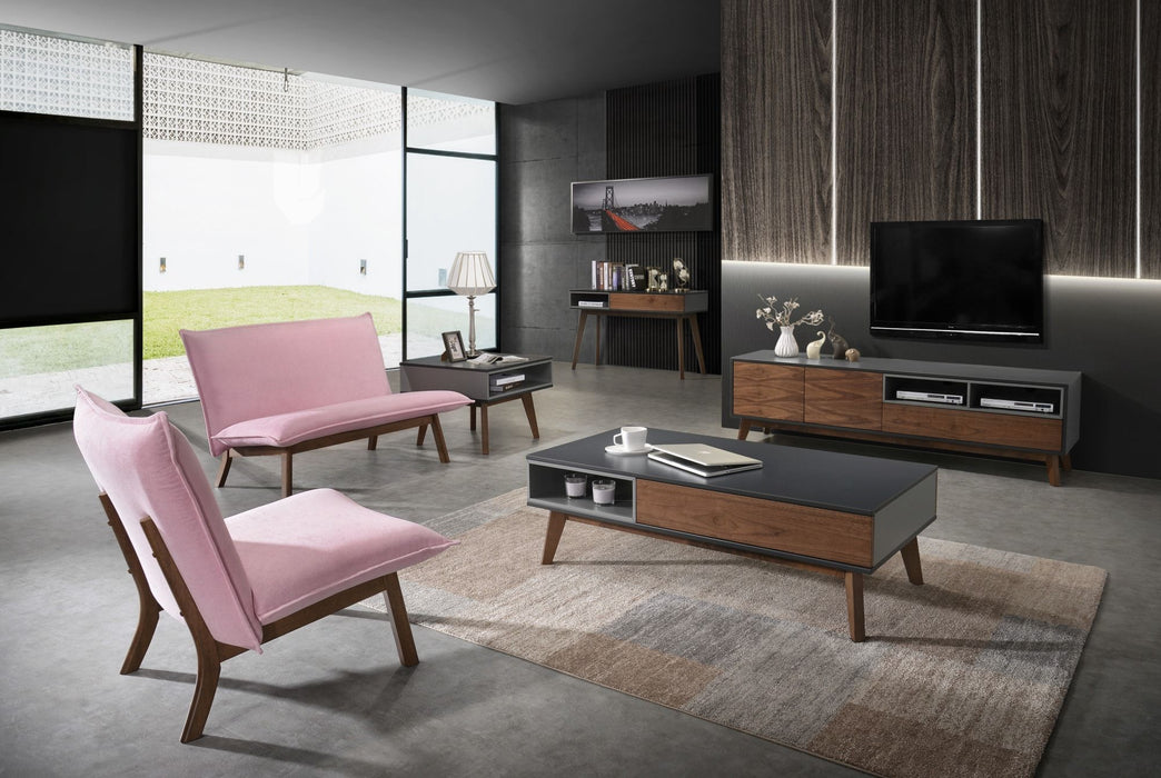 VIG Furniture - Modrest Gardner Modern Pink Accent Chair - VGMA-MI-734-1 - GreatFurnitureDeal