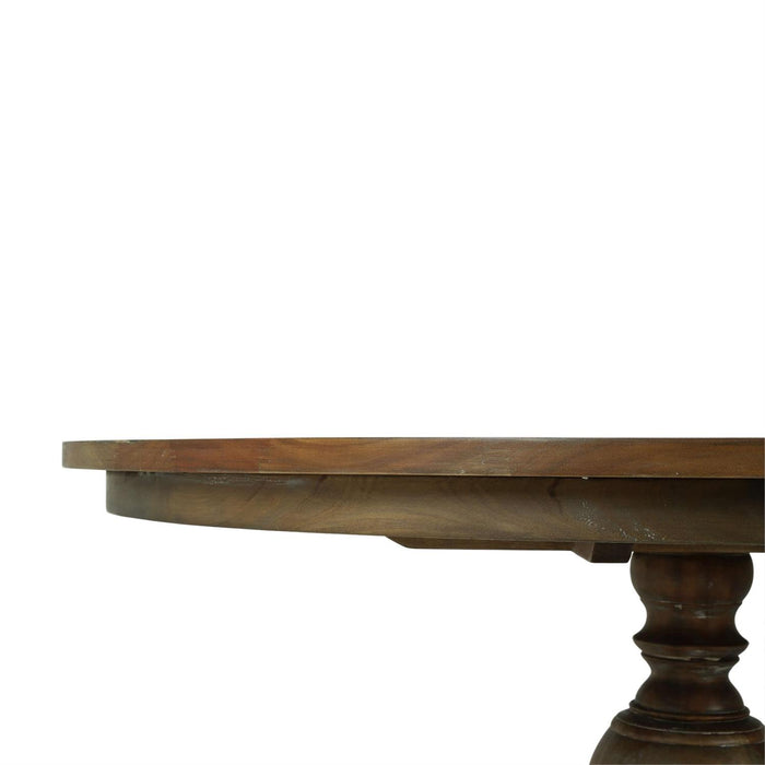 Bramble - Goucho Round Dining Table 60'' in Straw Wash - 76328STW-----