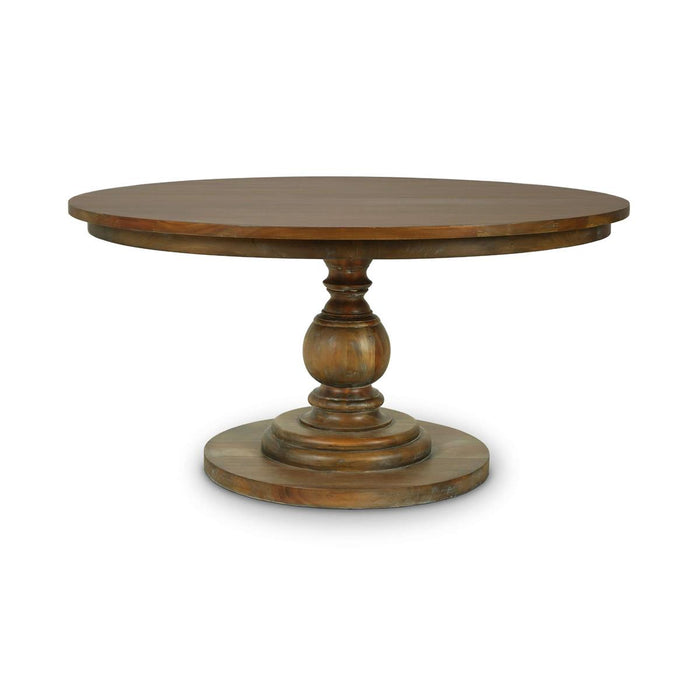 Bramble - Goucho Round Dining Table 60'' in Straw Wash - 76328STW-----