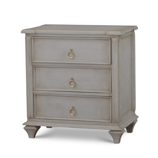 Bramble - Soho Bedside in Grey Moleskin - US-WS-76347GMK----- - GreatFurnitureDeal