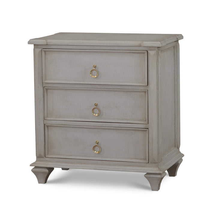 Bramble - Soho Bedside in Grey Moleskin - US-WS-76347GMK----- - GreatFurnitureDeal