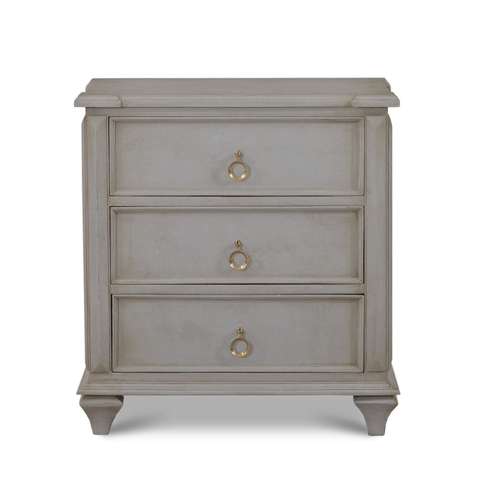 Bramble - Soho Bedside in Grey Moleskin - US-WS-76347GMK----- - GreatFurnitureDeal