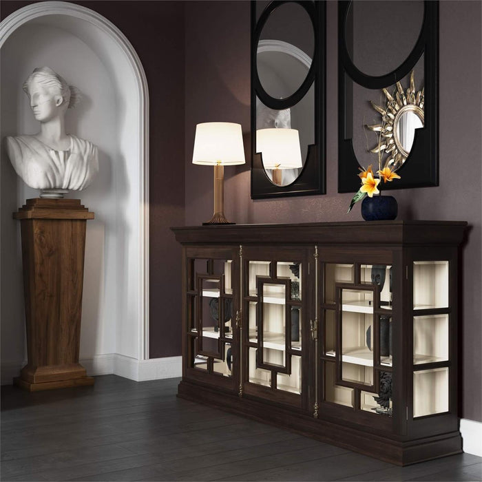 Bramble - Dorchester Pier Mirror in Batavia Black - 76393BBA-----