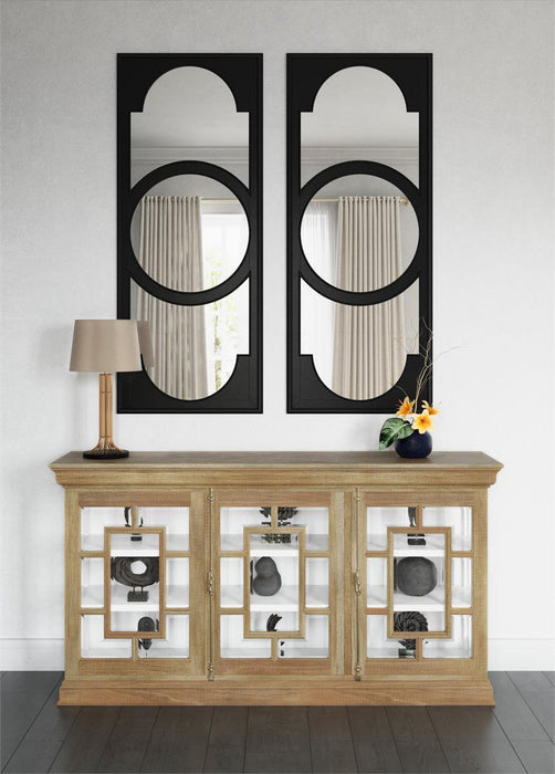 Bramble - Dorchester Pier Mirror in Batavia Black - 76393BBA-----