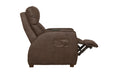 Catnapper - Relaxer Power Headrest Power Lay Flat Recliner in Bark - 764106-7-BARK - GreatFurnitureDeal