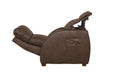 Catnapper - Relaxer Power Headrest Power Lay Flat Recliner in Bark - 764106-7-BARK - GreatFurnitureDeal