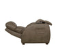 Catnapper - Relaxer Power Headrest Power Lay Flat Recliner in Taupe - 764106-7-TAUPE - GreatFurnitureDeal