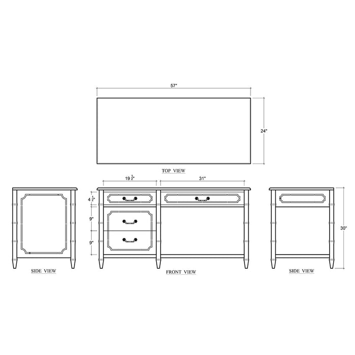 Bramble - Grosvenor Desk - BR-76425 - GreatFurnitureDeal