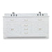 Bramble - Steven Shell Grosevenor Double Vanity w- out Marble & Sink - BR-66426HRW - GreatFurnitureDeal