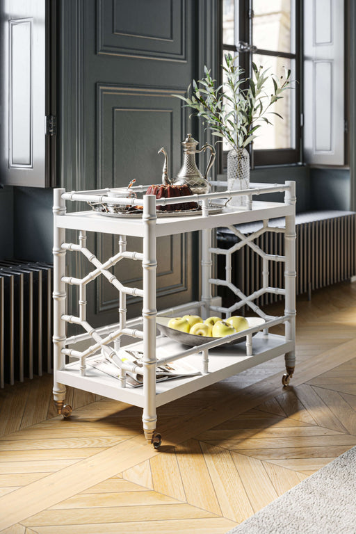 Bramble - Grosvenor Drinks Trolley in True White - BR-76433TRW----- - GreatFurnitureDeal