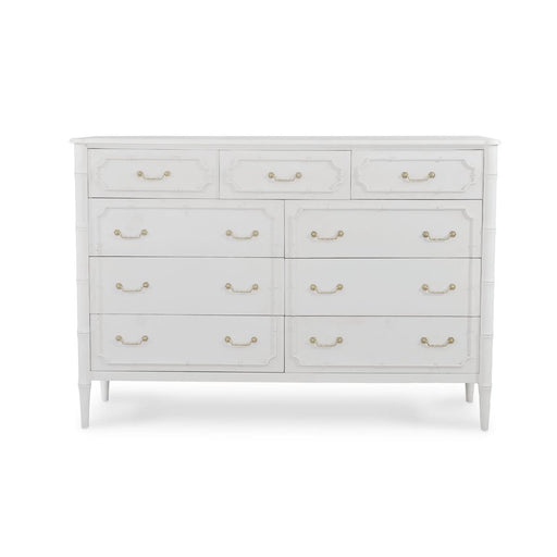 Bramble - Chelsea Large 9 Drawer Dresser in Architectural White - 76434HRW----LDT - GreatFurnitureDeal
