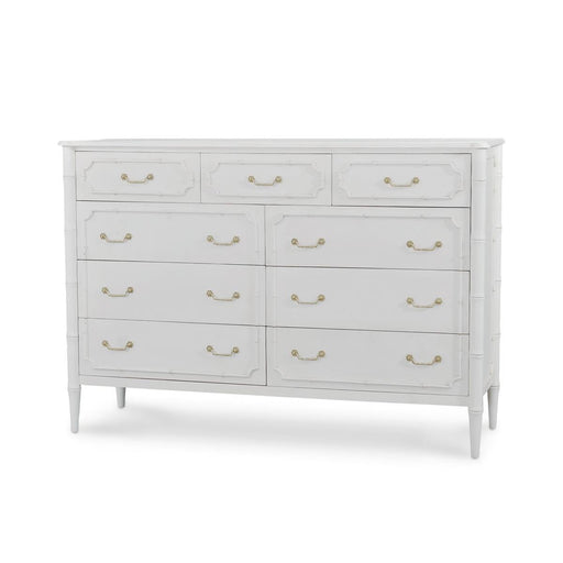 Bramble - Chelsea Large 9 Drawer Dresser in Architectural White - 76434HRW----LDT - GreatFurnitureDeal