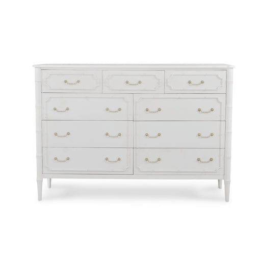 Bramble - Chelsea Large 9 Drawer Dresser in Architectural White - 76434HRW----LDT - GreatFurnitureDeal