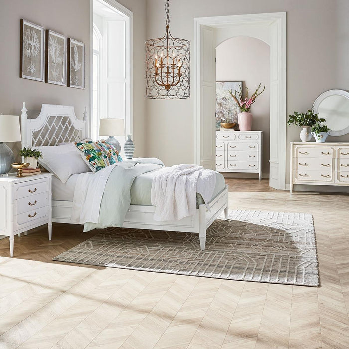 Bramble - Chelsea Queen Bed in Architectural White - 76436HRW----LDT