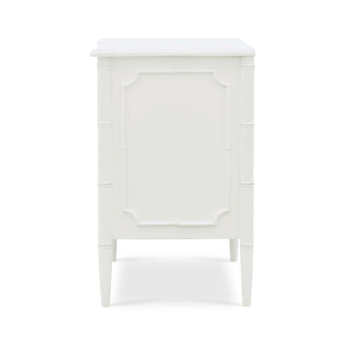 Bramble - Chelsea 3 Drawer Bedside Table in Architectural White - 76437HRW----LDT