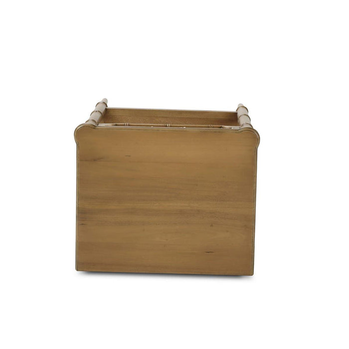 Bramble - Chelsea End Table in Antique French Oak - 76438AFD-----