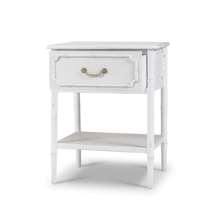 Bramble - Chelsea End Table in Architectural White - 76438HRW----LDT - GreatFurnitureDeal