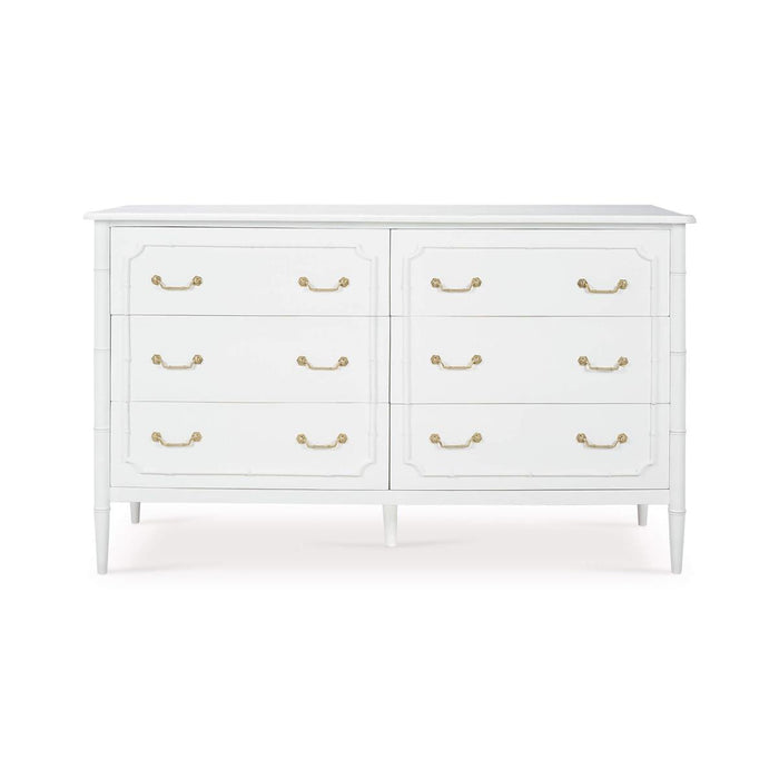 Bramble - Chelsea Largish 6 Drawer Dresser in Architectural White - 76439HRW----LDT