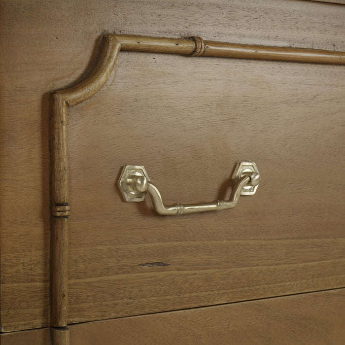 Bramble - Chelsea Largish 6 Drawer Dresser in Antique French Oak - 76439AFD----- - GreatFurnitureDeal