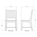 Bramble - Dulwich Dining Chair In Straw Wash w/ Arctic White Performance Fabric - 76450STWSF204 - GreatFurnitureDeal