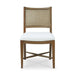 Bramble - Dulwich Dining Chair In Straw Wash w/ Arctic White Performance Fabric - 76450STWSF204 - GreatFurnitureDeal
