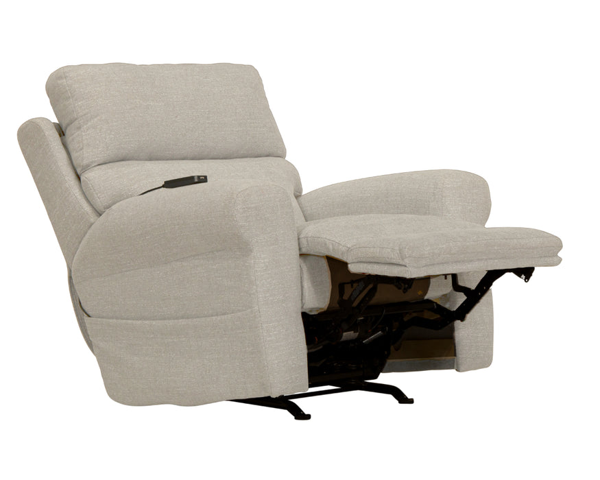 Catnapper - Unity Power Headrest Power Rocker Recliner w/CR3 Heat/Massage in Linen - 764539-2-LINEN - GreatFurnitureDeal