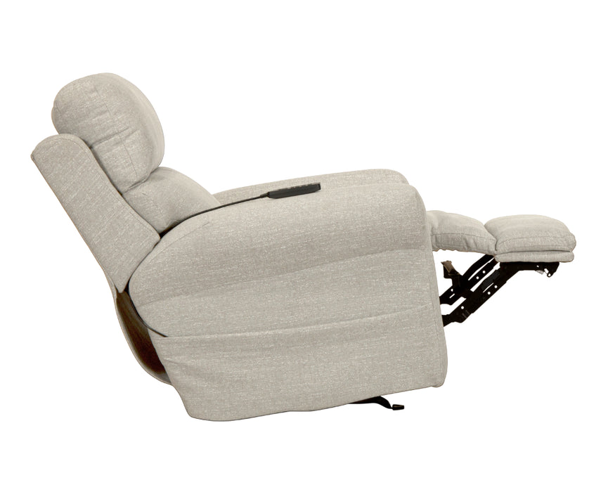 Catnapper - Unity Power Headrest Power Rocker Recliner w/CR3 Heat/Massage in Linen - 764539-2-LINEN - GreatFurnitureDeal