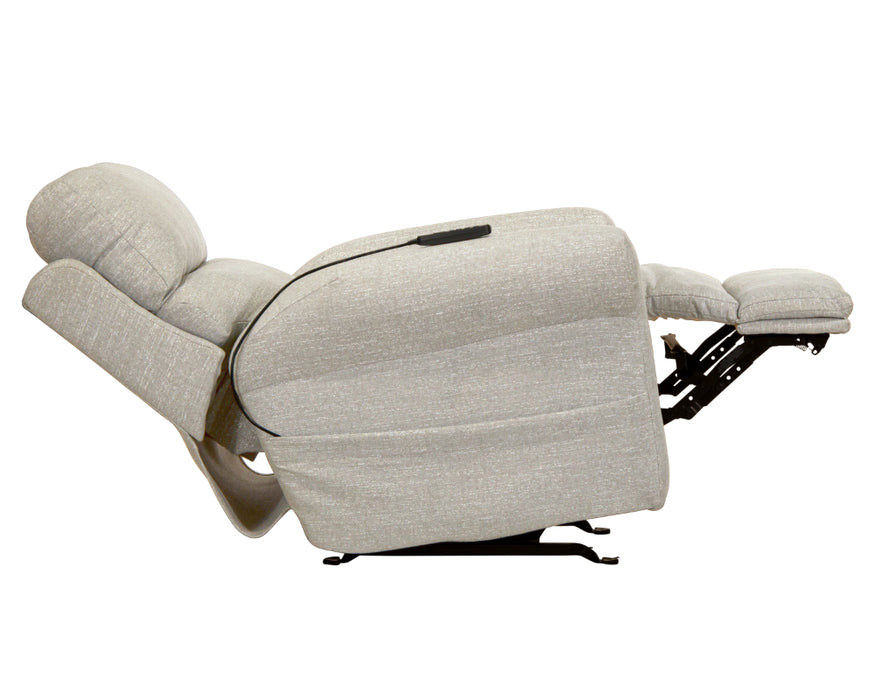Catnapper - Unity Power Headrest Power Rocker Recliner w/CR3 Heat/Massage in Linen - 764539-2-LINEN - GreatFurnitureDeal