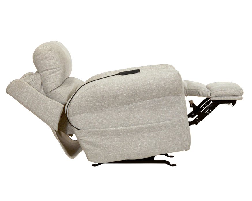 Catnapper - Unity Power Headrest Power Rocker Recliner w/CR3 Heat/Massage in Linen - 764539-2-LINEN - GreatFurnitureDeal
