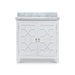 Bramble - Steven Shell Grosvenor Single Vanity w- out Marble & Sink - BR-66455HRW - GreatFurnitureDeal