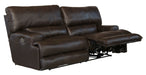 Catnapper - Wembley Lay Flat Reclining Sofa in Chocolate - 4581-CHO - GreatFurnitureDeal